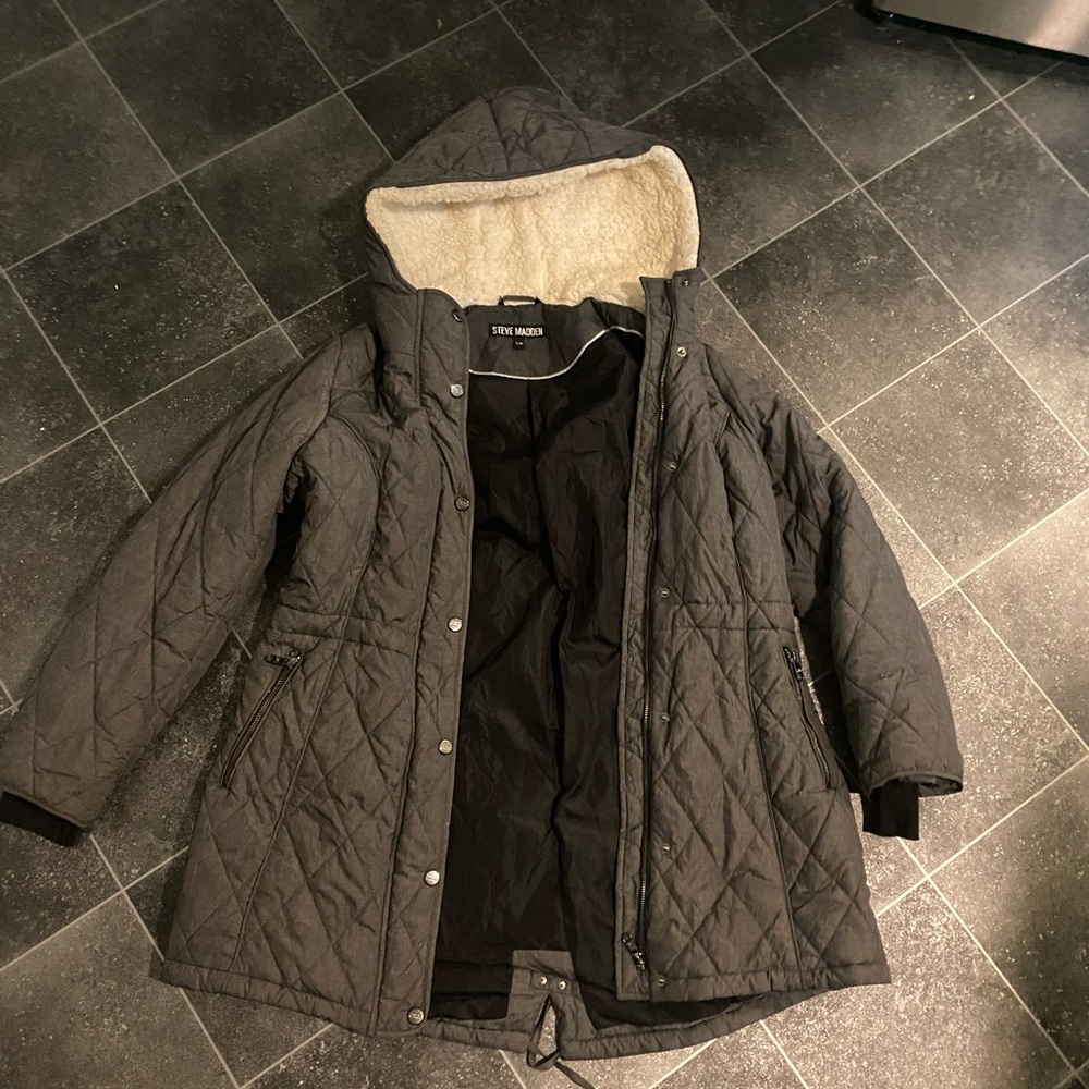 Women’s Steve Madden Winter Puffer Coat Large